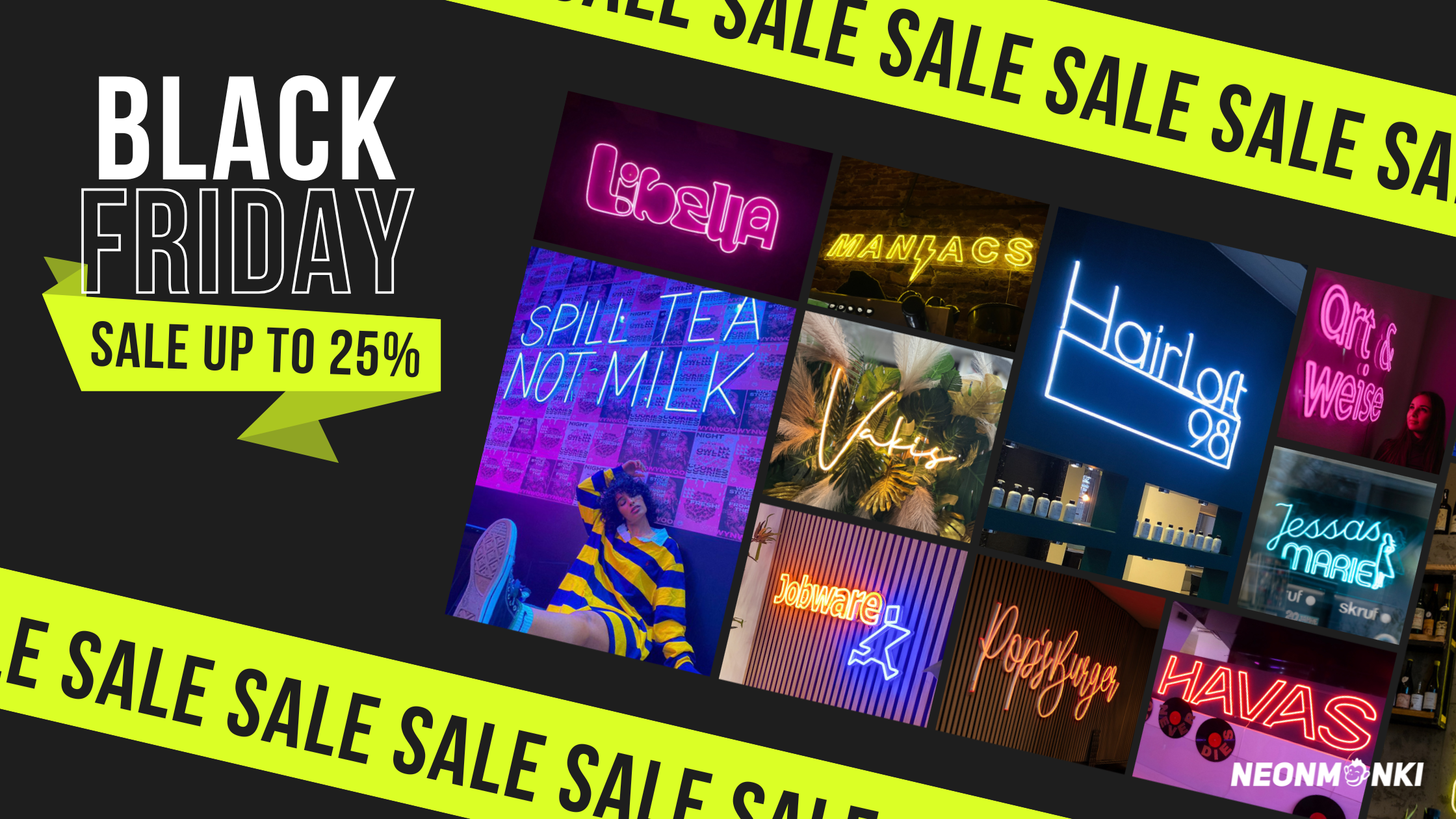 Schwarzer Freitag - die beste Zeit, um Neonlichter zu kaufen