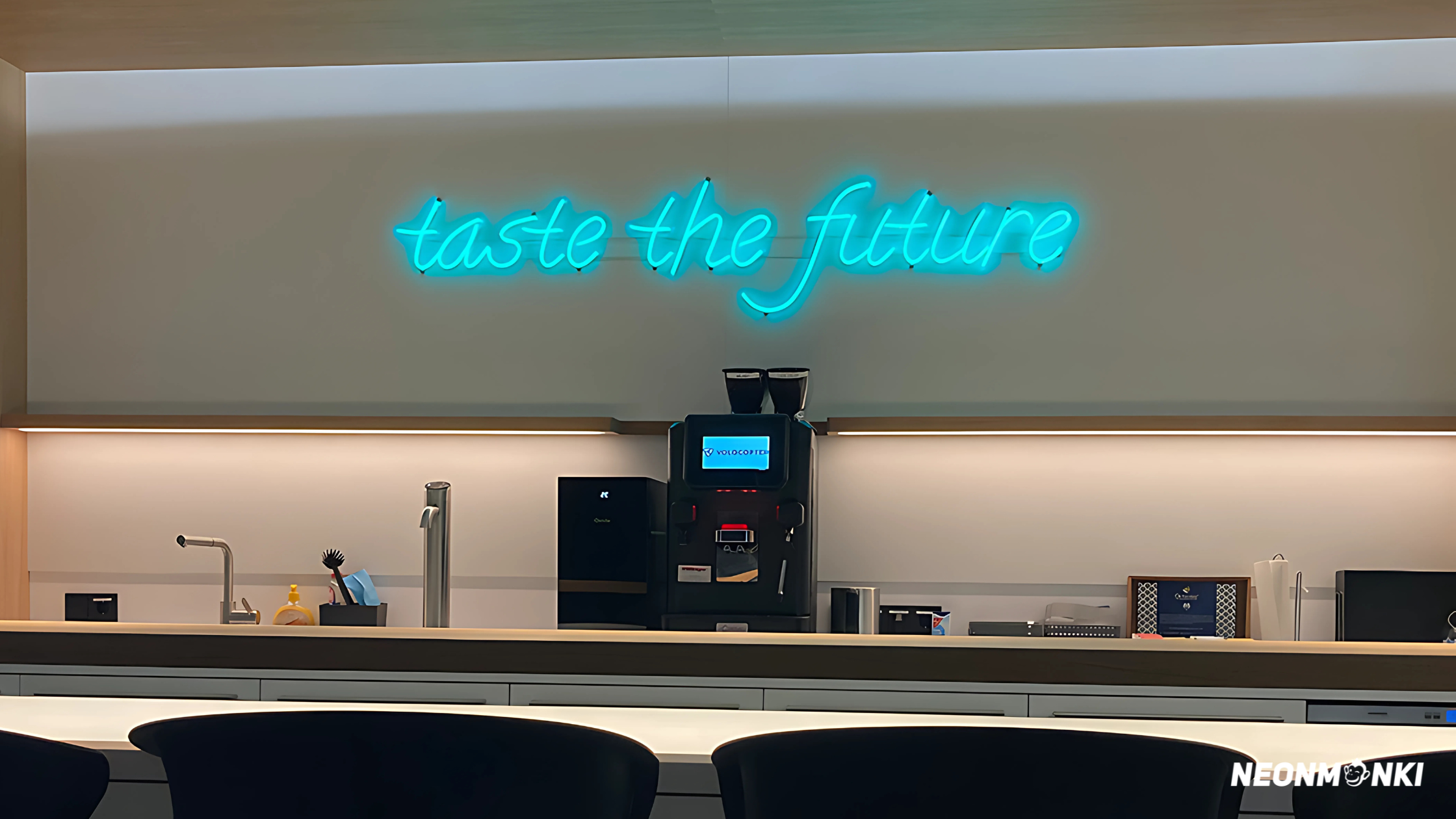 Neon Art im Büro