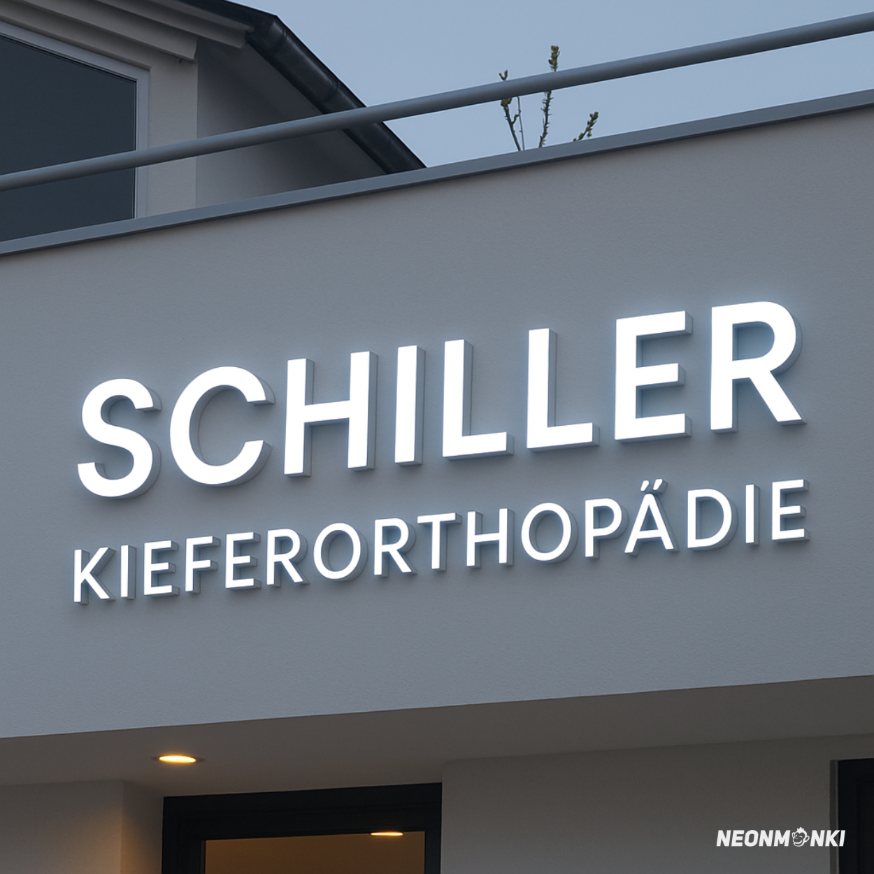 Leuchtreklame für Zahnärzte & Kieferorthopäden