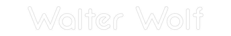 Konfigurator - Neon LED Flex - Personalisierter Indoor Schriftzug Walter Wolf