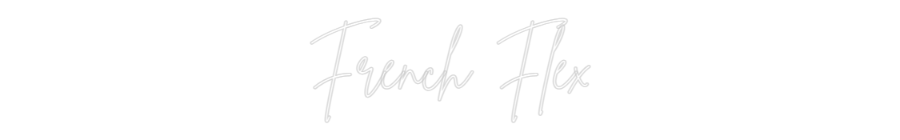 Configurateur - Neon LED Flex - Enseigne néon intérieure personnalisée French Flex