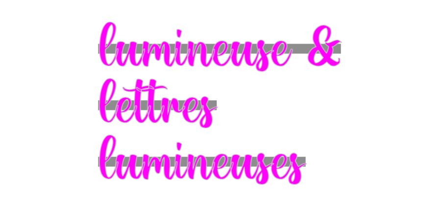 Configurateur - Enseignes lumineuses personnalisées & lettres lumineuses pour l'intérieur et l'extérieur lumineuse &
...