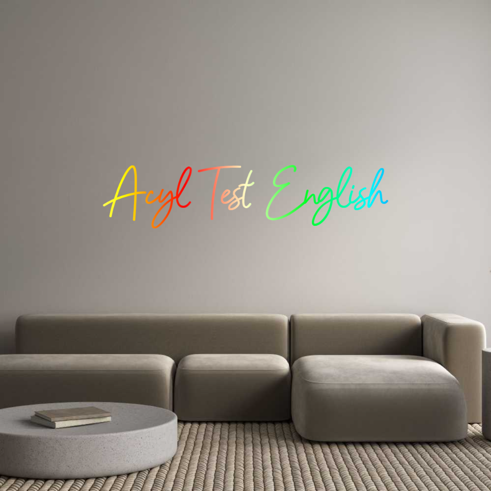 Configurator - Neon LED Liquid Acryl - Custom Neon Sign Indoor & Outdoor Acyl Test Eng...