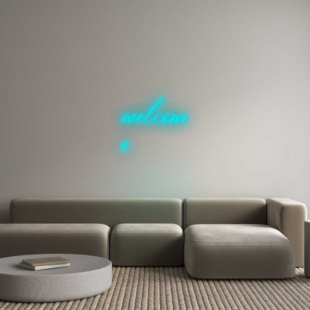 Configurateur - Neon LED Liquid Acryl - Lettres néon personnalisées pour l'intérieur et l'extérieur welcom
e