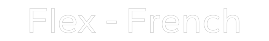 Configurateur - Neon LED Flex - Enseigne néon intérieure personnalisée Flex - French