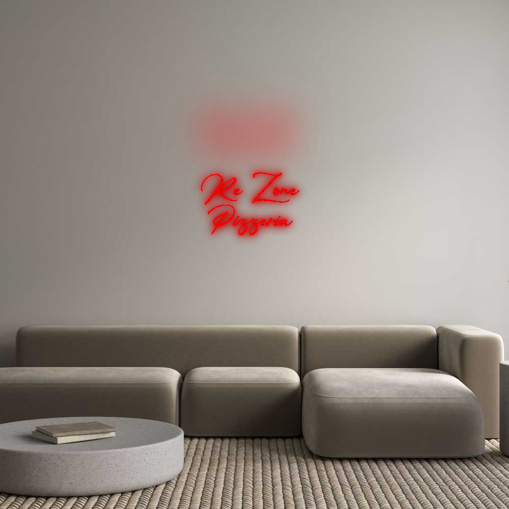 Konfigurator - Neon LED Flex - Personalisierter Indoor Schriftzug Re Zone
Piz...