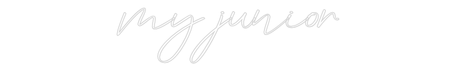 Konfigurator - Neon LED Flex - Personalisierter Indoor Schriftzug my junior