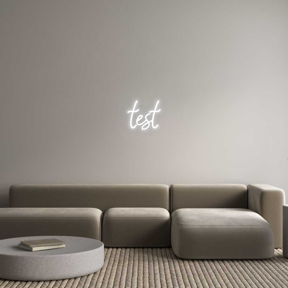Konfigurator - Neon LED Flex - Personalisierter Indoor Schriftzug test