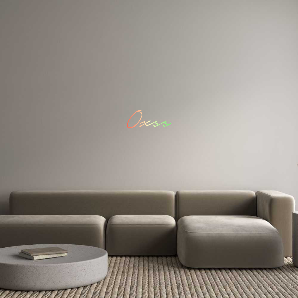 Configurateur - Neon LED Flex - Enseigne néon intérieure personnalisée Oxss