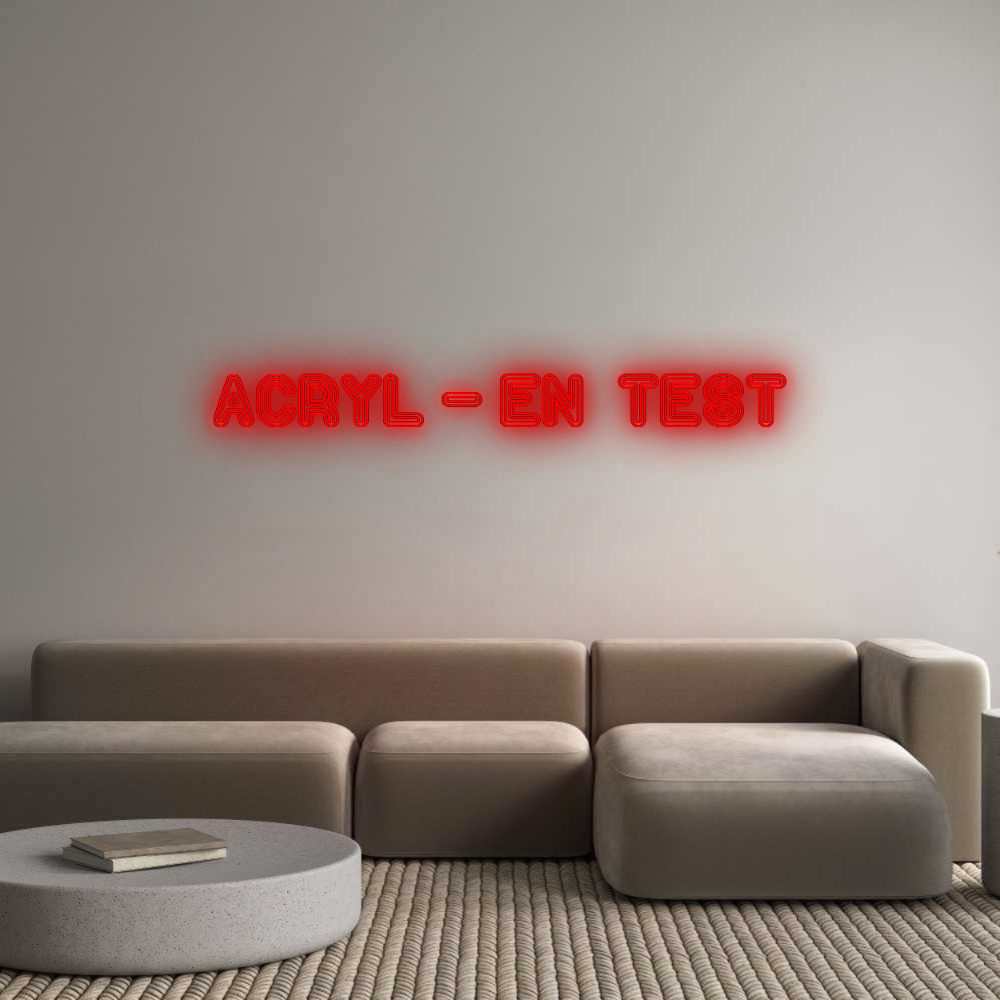 Configurator - Neon LED Liquid Acryl - Custom Neon Sign Indoor & Outdoor Acryl - EN T...
