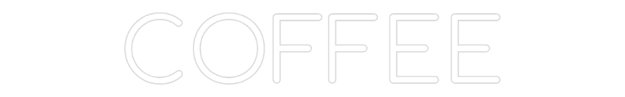Konfigurator - Neon LED Flex - Personalisierter Indoor Schriftzug COFFEE