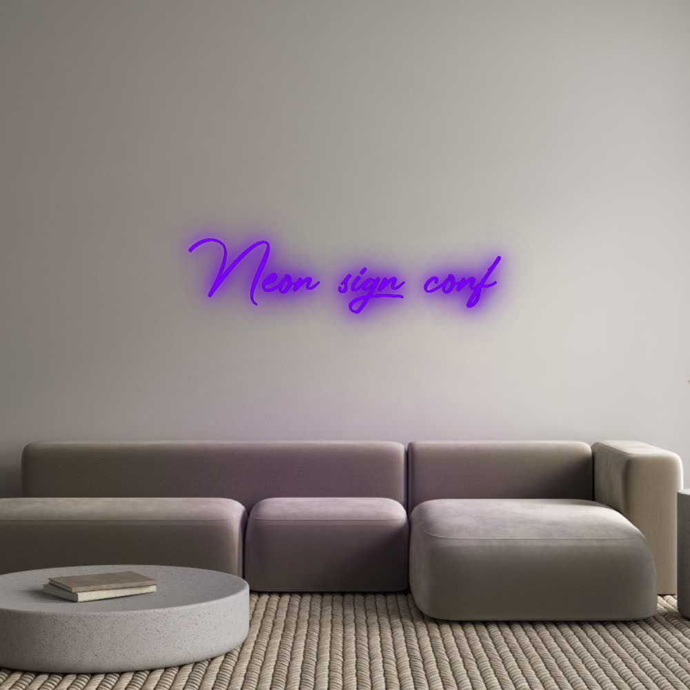 Konfigurator - Neon LED Flex - Personalisierter Indoor Schriftzug Neon sign conf