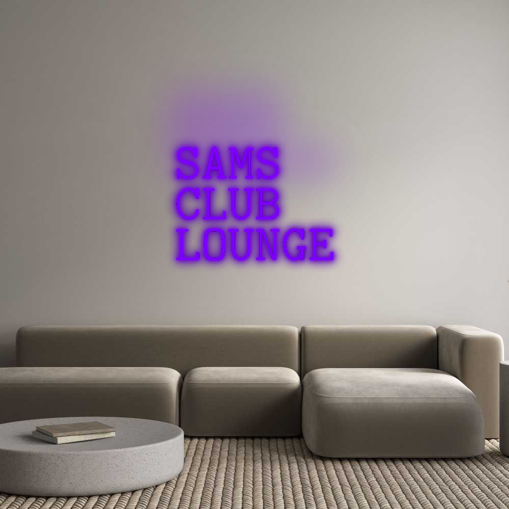 Konfigurator - Neon LED Flex - Personalisierter Indoor Schriftzug SAMS
CLUB
...