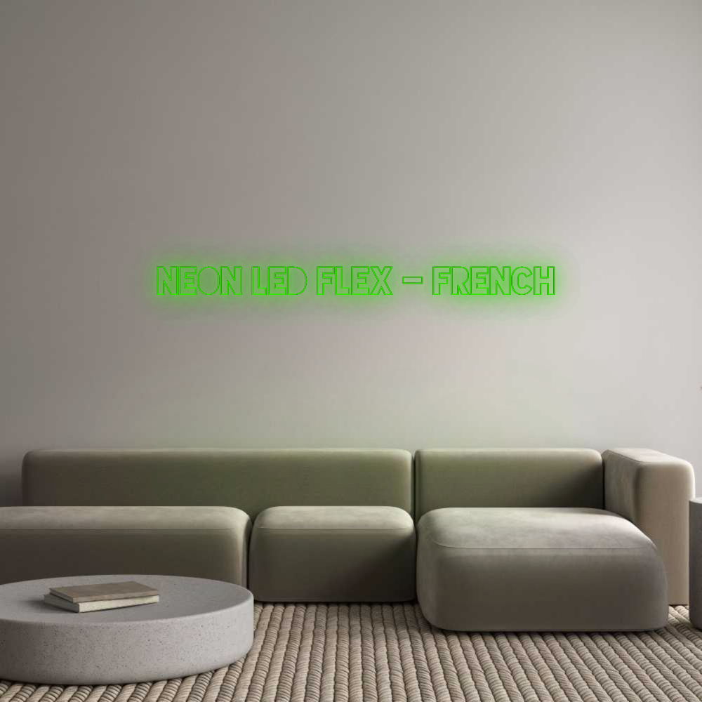 Configurateur - Neon LED Flex - Enseigne néon intérieure personnalisée Neon LED Fle...