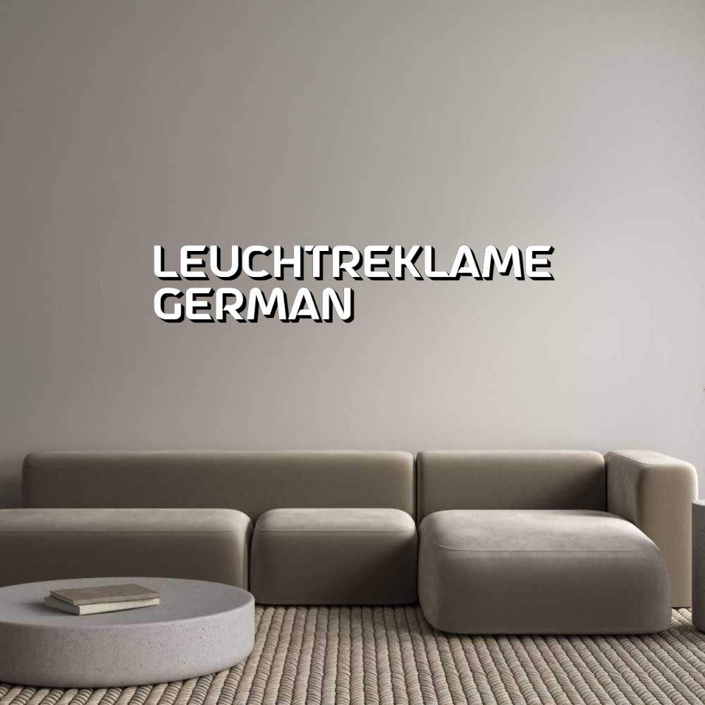 Konfigurator - Personalisierte Leuchtreklame & Leuchtbuchstaben Leuchtreklame...