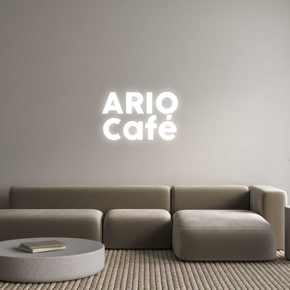 Konfigurator - Personalisierte Leuchtreklame & Leuchtbuchstaben ARIO
Café