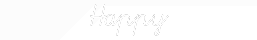 Konfigurator - Neon LED Clip - Personalisierter Indoor Schriftzug Happy