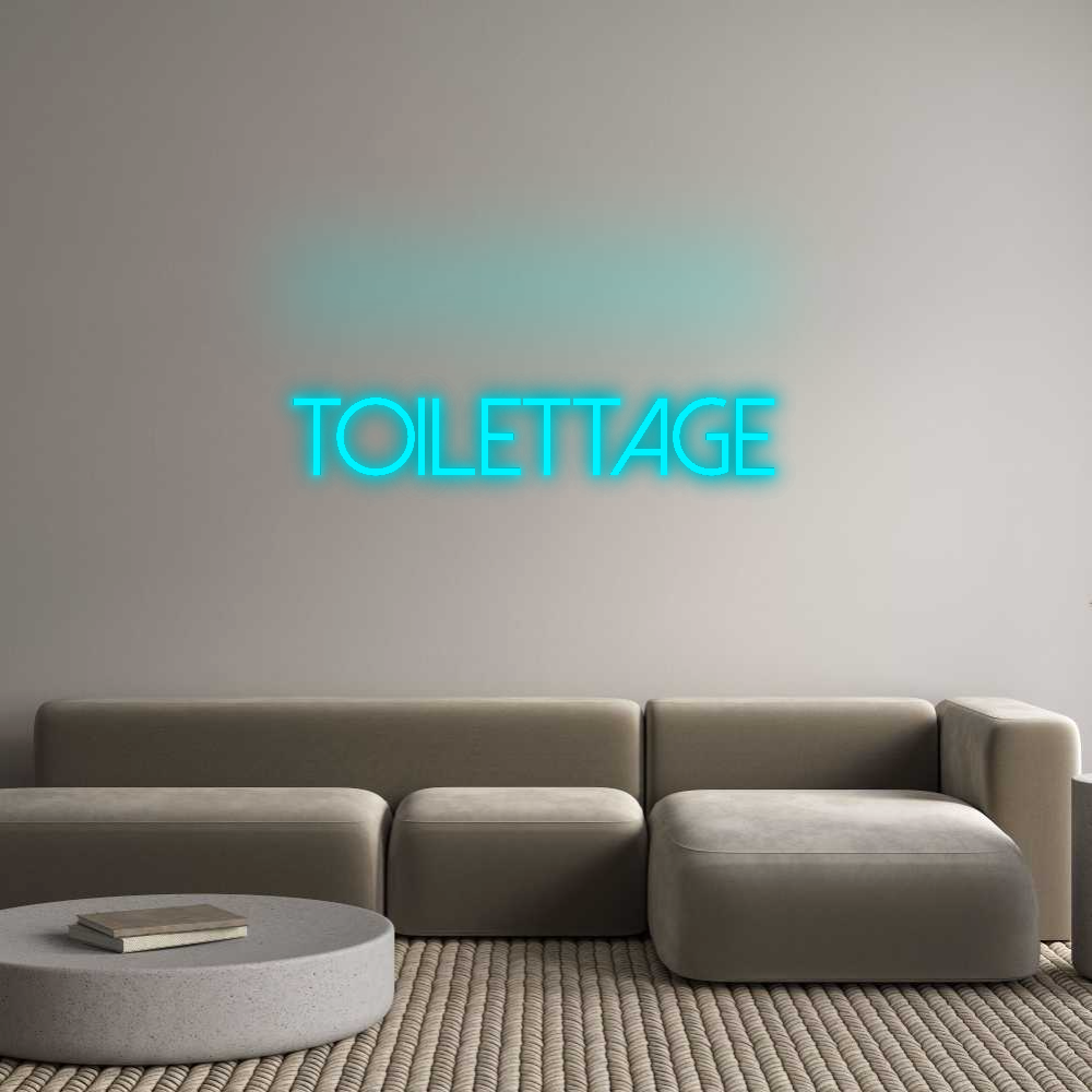 Configurateur - Neon LED Flex - Enseigne néon intérieure personnalisée Toilettage