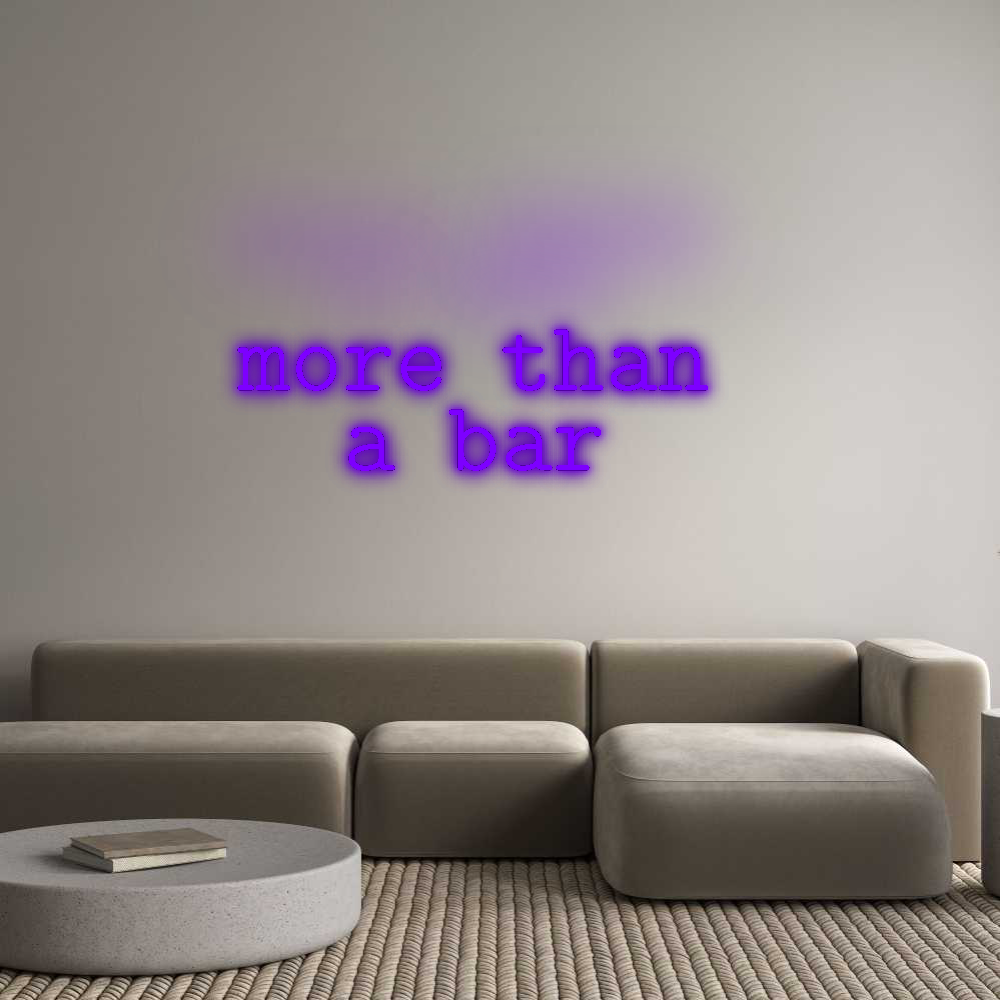 Konfigurator - Neon LED Flex - Personalisierter Indoor Schriftzug more than
a...