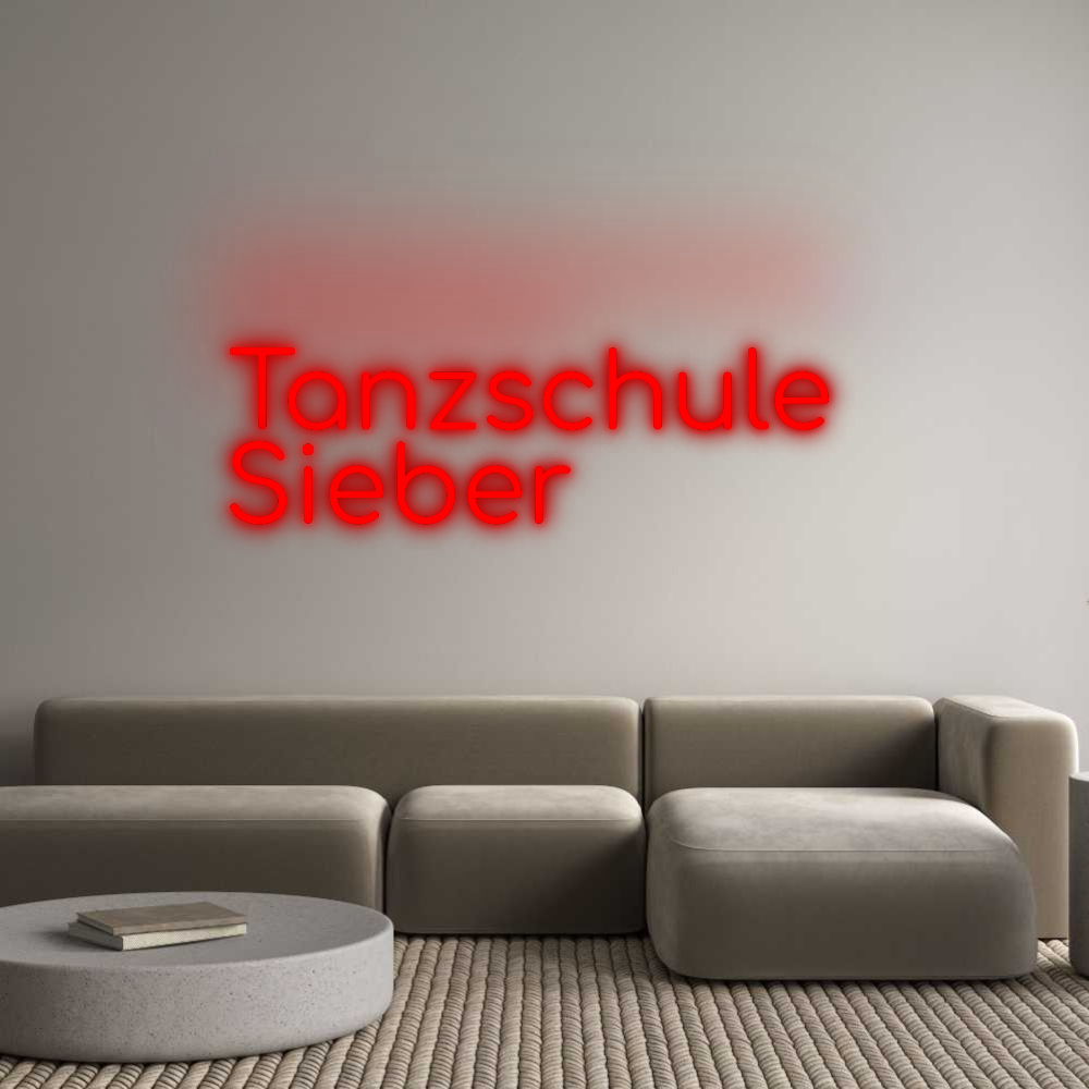 Konfigurator - Neon LED Flex - Personalisierter Indoor Schriftzug Tanzschule
...