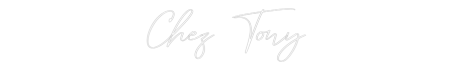 Configurateur - Neon LED Flex - Enseigne néon intérieure personnalisée Chez Tony