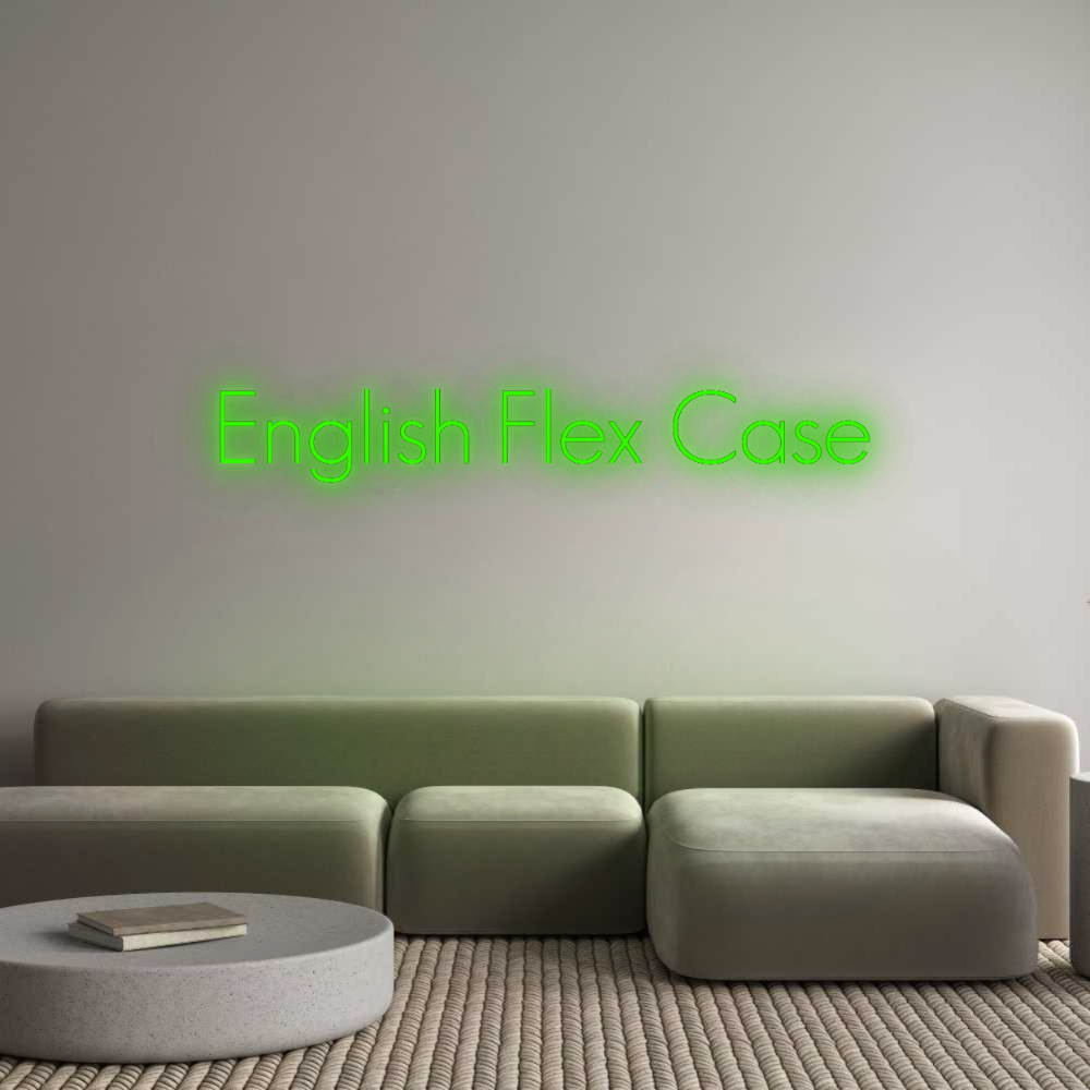 Configurator - Neon LED Flex - Custom Neon Sign Indoor English Flex ...