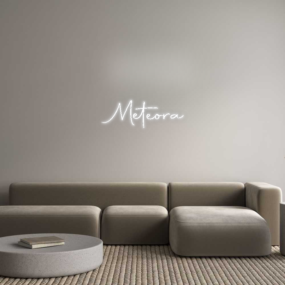 Konfigurator - Neon LED Flex - Personalisierter Indoor Schriftzug Meteora