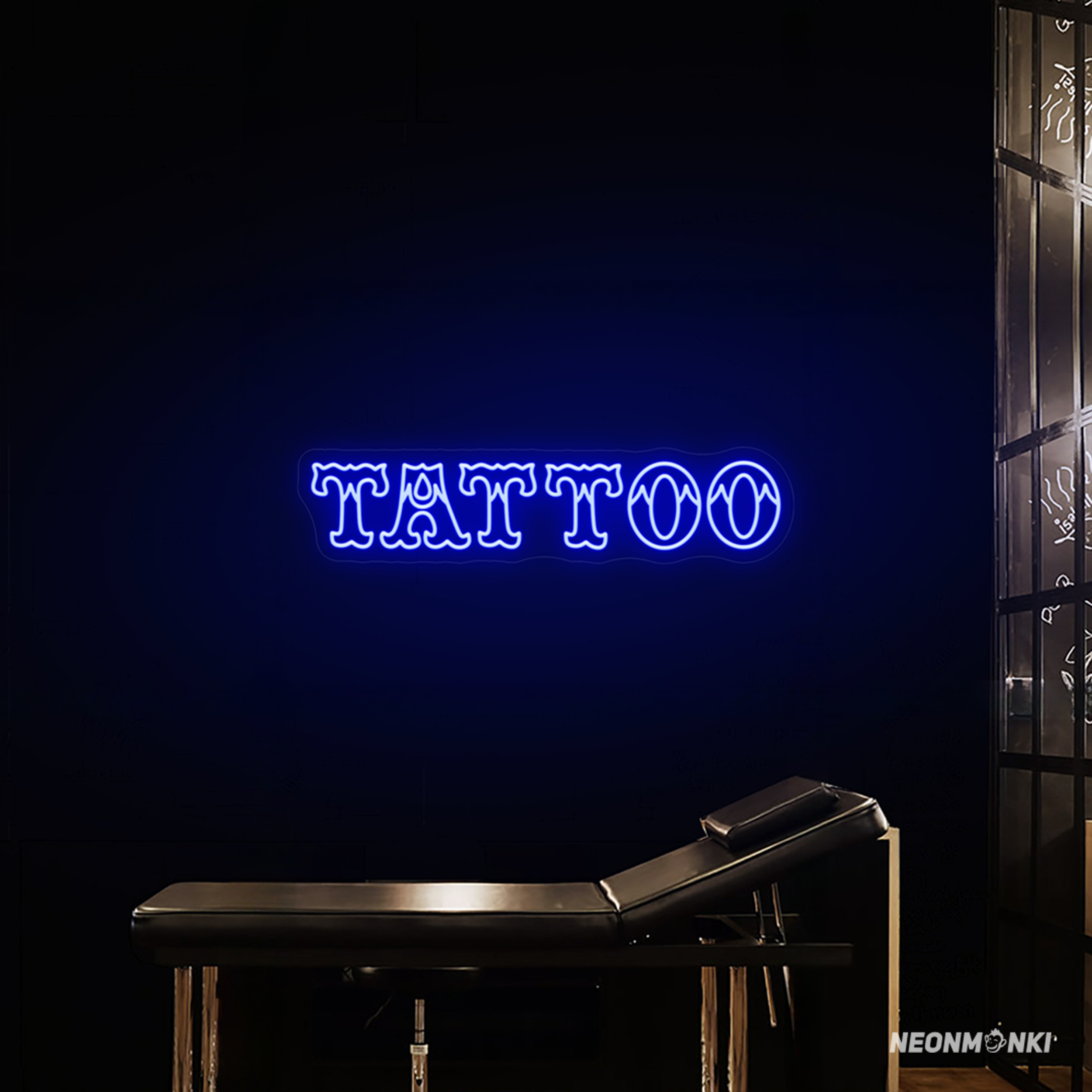 Neon LED Schriftzug "TATTOO" Leuchtschild mit Stil fürs Studio