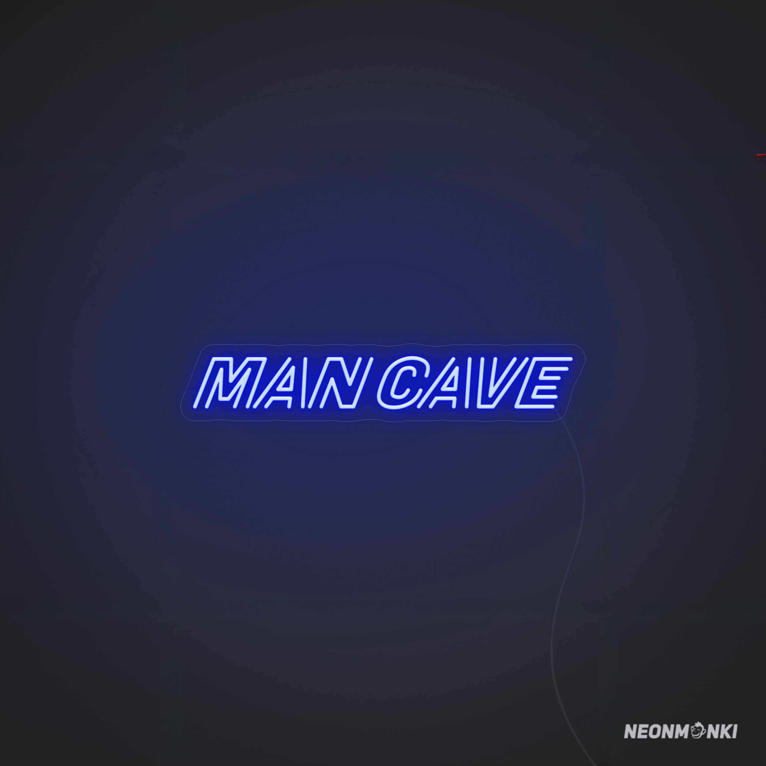 Neon Gaming Logo und Leucht LED Schriftzug "Man Cave" - NEONMONKI