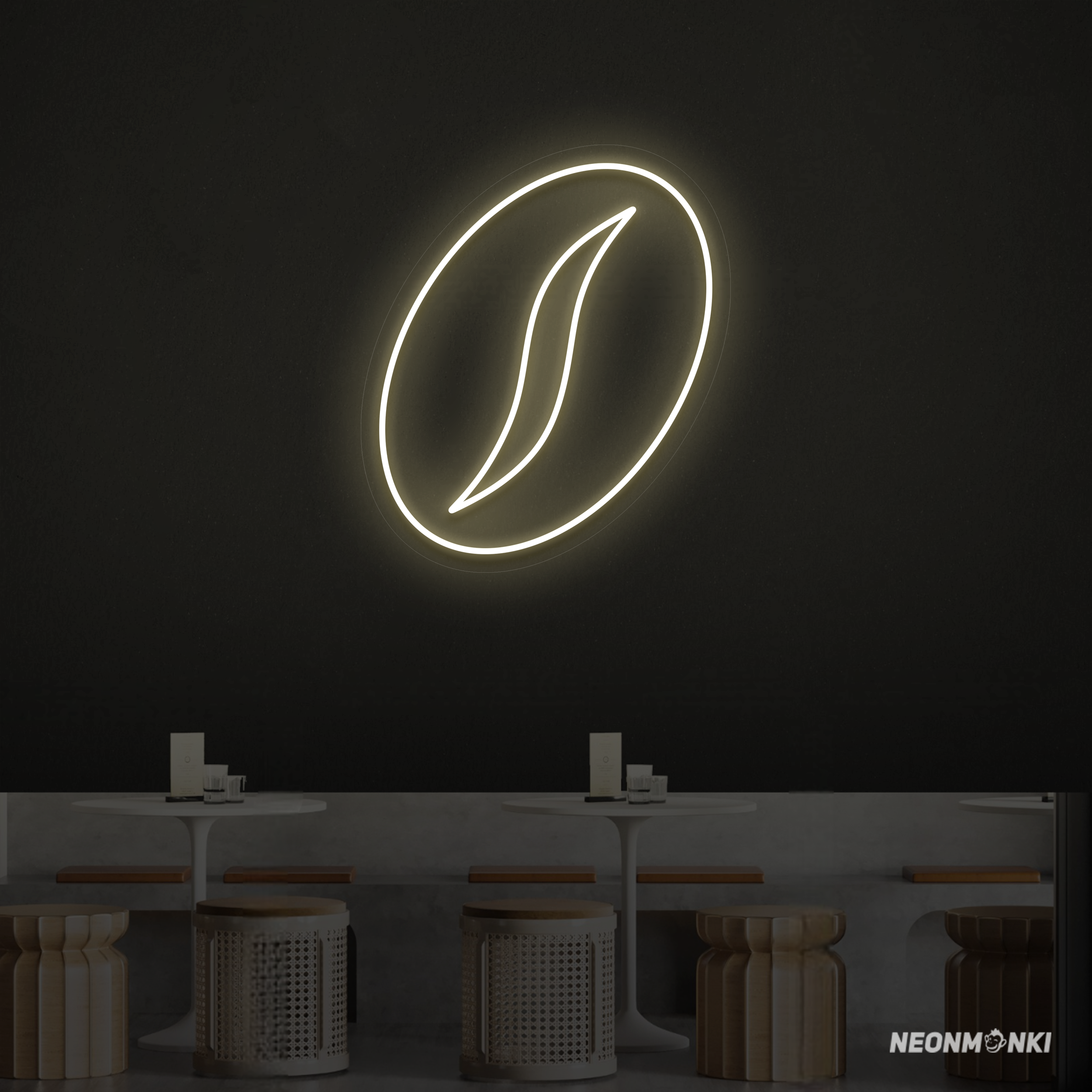 "Kaffee" - Symbol - LED Schilder