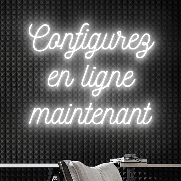 Configurateur - Neon LED Flex - Enseigne néon personnalisée intérieure