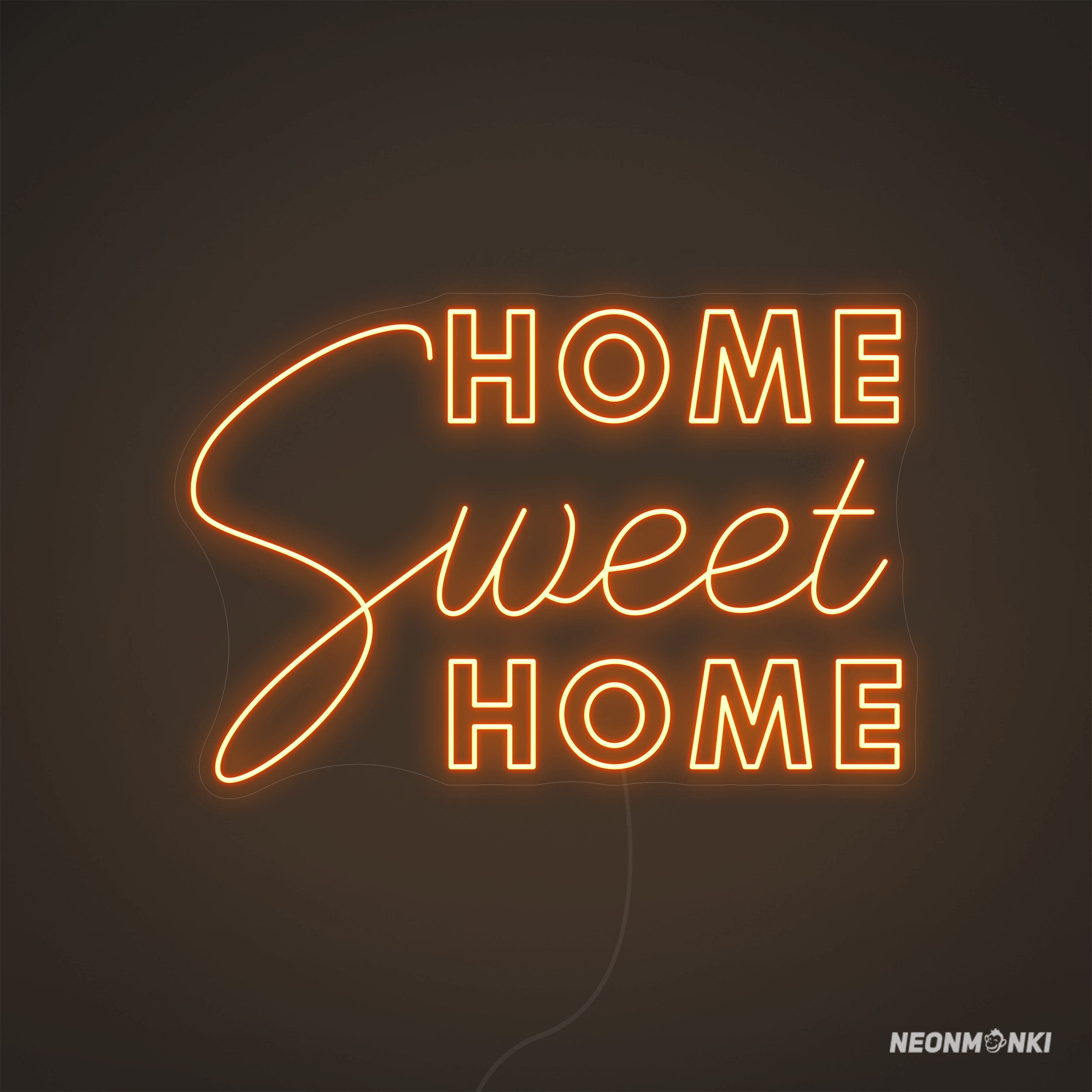 NEONMONKI_home_sweet_home_neonlicht