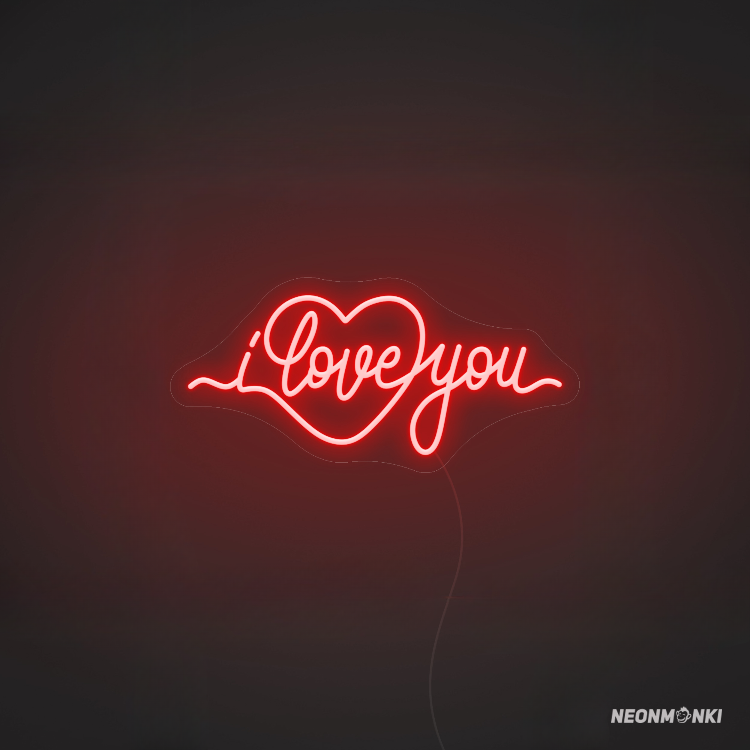 Sag es mit Licht – „I love you“-Neon LED in Herzform für unvergessliche Momente