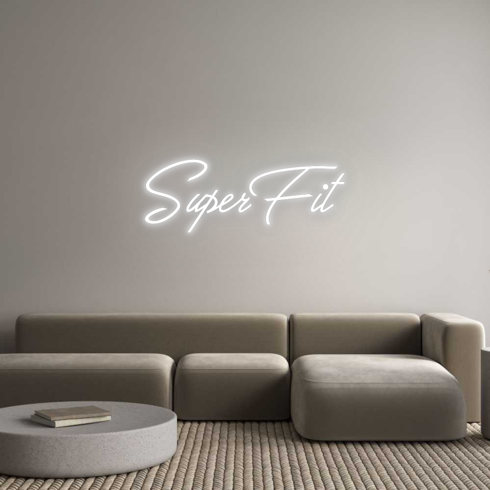 Konfigurator - Neon LED Flex - Personalisierter Indoor Schriftzug SuperFit