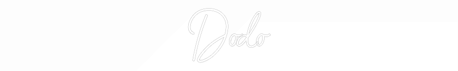 Configurateur - Neon LED Flex - Enseigne néon intérieure personnalisée Dodo