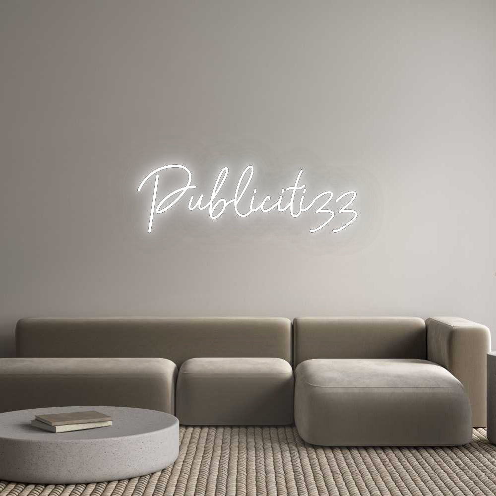 Configurateur - Neon LED Flex - Enseigne néon intérieure personnalisée Publicitizz