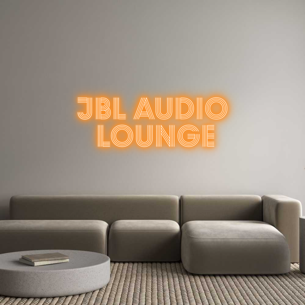 Konfigurator - Neon LED Flex - Personalisierter Indoor Schriftzug JBL Audio
L...