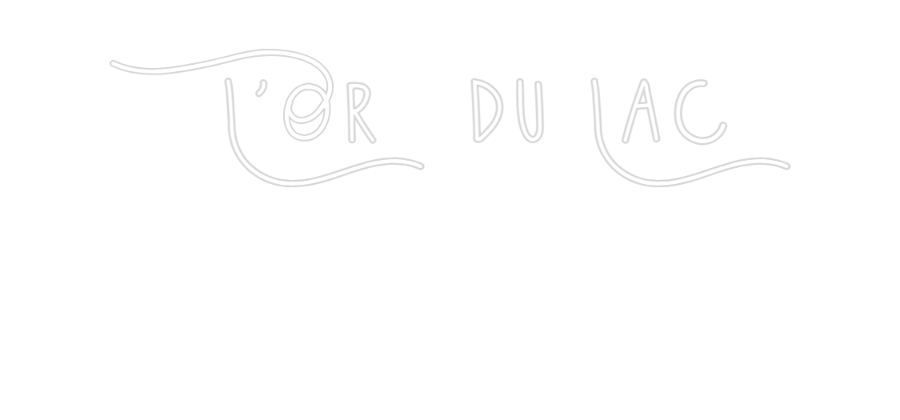 Configurateur - Neon LED Flex - Enseigne néon intérieure personnalisée L'Or du Lac