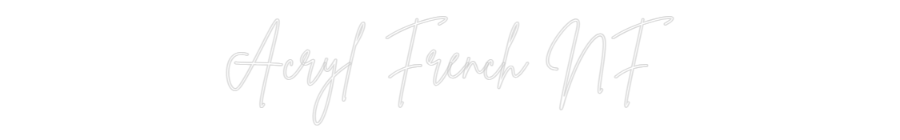 Configurateur - Neon LED Liquid Acryl - Lettres néon personnalisées pour l'intérieur et l'extérieur Acryl French NF