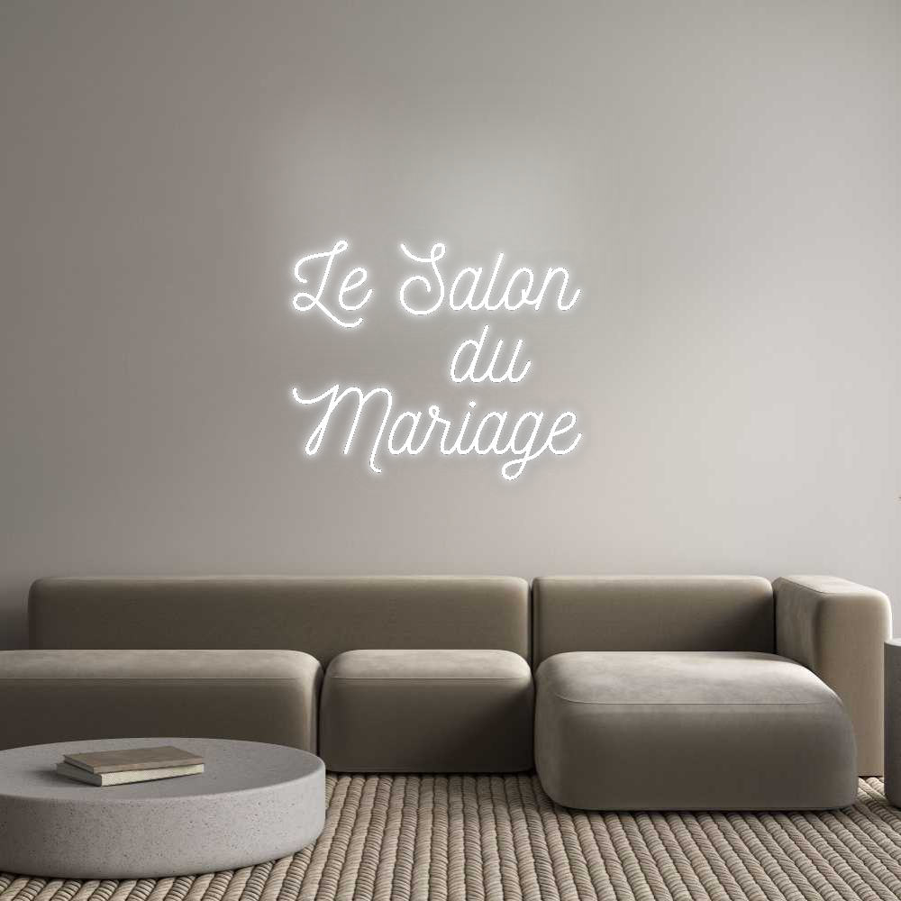 Configurateur - Neon LED Flex - Enseigne néon intérieure personnalisée Le Salon
...