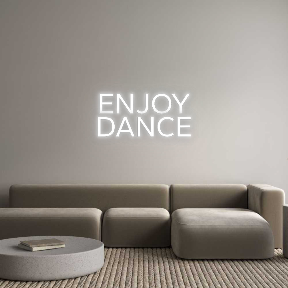 Configurateur - Neon LED Flex - Enseigne néon intérieure personnalisée ENJOY
DANCE