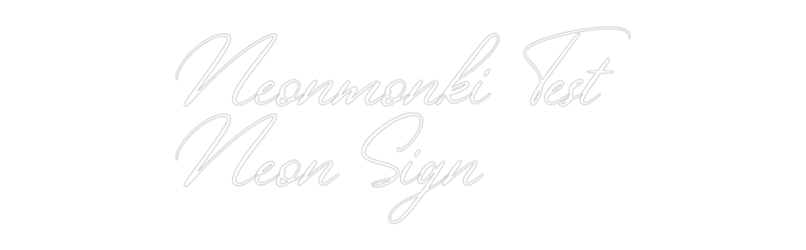Konfigurator - Neon LED Flex - Personalisierter Indoor Schriftzug Neonmonki Tes...