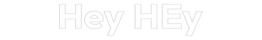 Configurador - Letreros luminosos personalizados Hey HEy