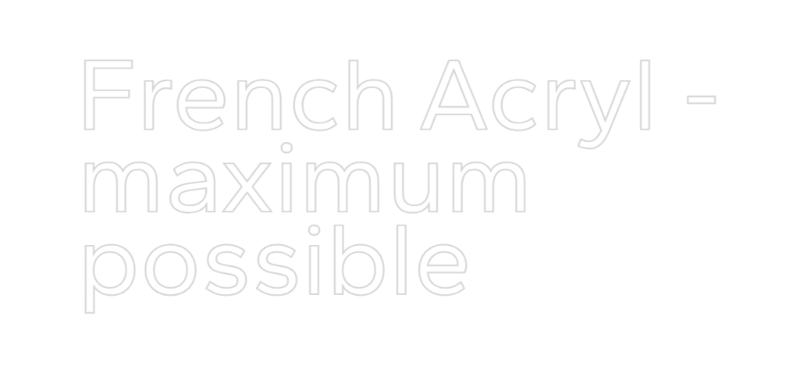 Configurateur - Neon LED Liquid Acryl - Lettres néon personnalisées pour l'intérieur et l'extérieur French Acryl ...