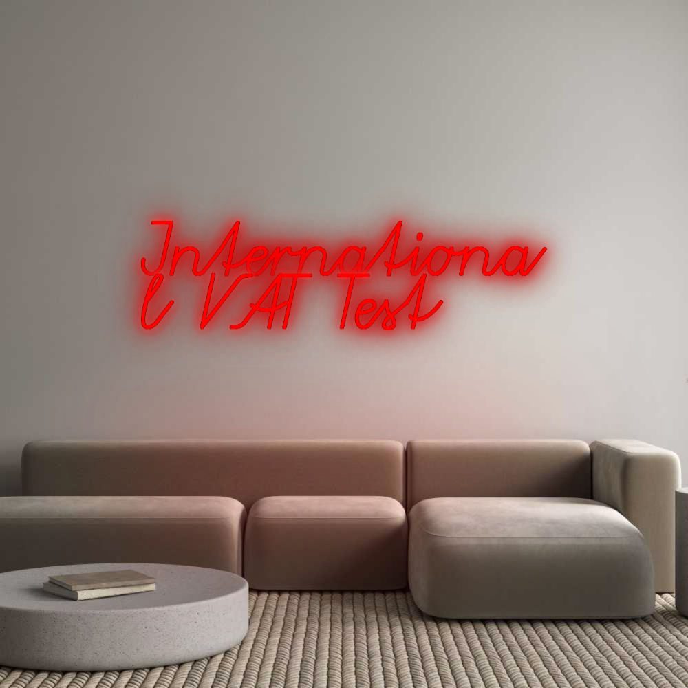 Configurateur - Neon LED Flex - Enseigne néon intérieure personnalisée Internationa
...