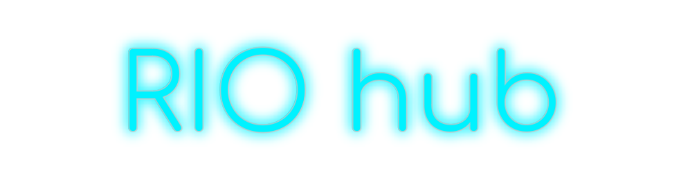 Konfigurator - Neon LED Flex - Personalisierter Indoor Schriftzug RIO hub