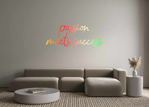 Konfigurator - Neon LED Flex - Personalisierter Indoor Schriftzug passion
mee...