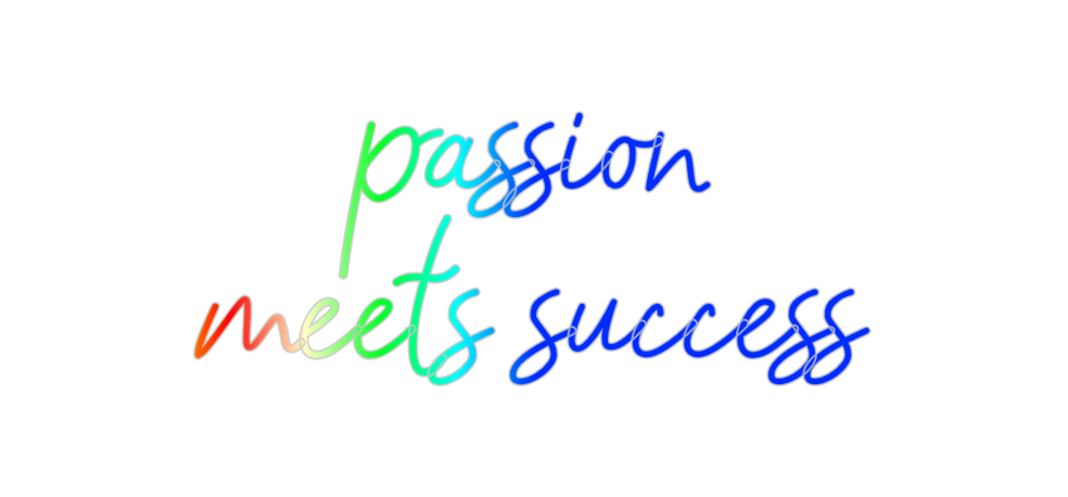 Konfigurator - Neon LED Flex - Personalisierter Indoor Schriftzug passion
mee...