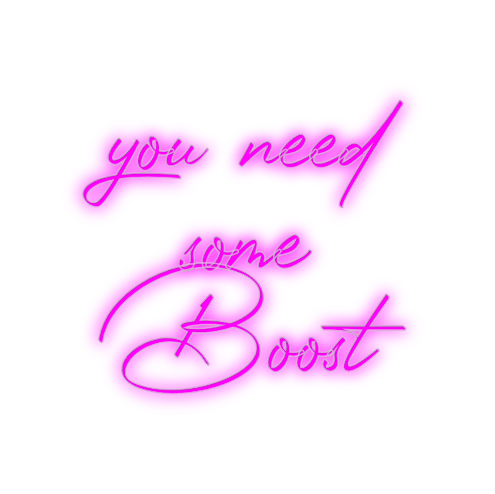 Konfigurator - Neon LED Flex - Personalisierter Indoor Schriftzug you need
so...