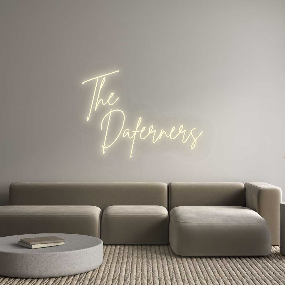 Konfigurator - Neon LED Flex - Personalisierter Indoor Schriftzug The
Dafern...